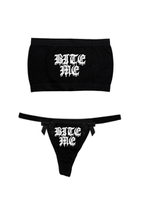 Image 2 of BITE ME TUBE TOP SET