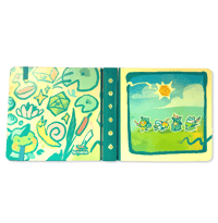 Image 1 of RPG Frog Doodles Art Paper Sketchbook