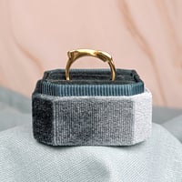 Image 5 of Glowing light Bahá’í ring with ringstone symbol Stainless Steel