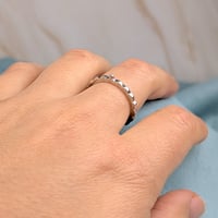 Image 4 of 95 Times Bahá'í ablutions counter stackable sterling silver ring