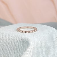 Image 1 of 95 Times Bahá'í ablutions counter stackable sterling silver ring 