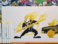 THE RIDER ORIGINAL ART SIGNED