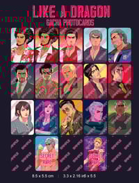(FULL SET) Like A Dragon Gacha Photocards 
