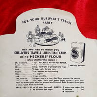 Image 3 of Gabby (Gullivers Travels) - Paramount Pictures - Heckers Flour - Promotional Paper Mask (1939)
