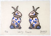 Image 2 of Wally Goats Miniprint