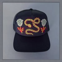 Image 1 of Navy Snake Floral