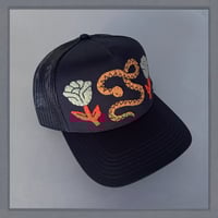 Image 2 of Navy Snake Floral