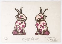 Image 3 of Wally Goats Miniprint