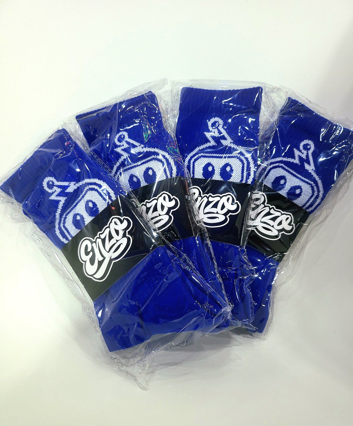 Image of Enzo's Shed 4 Sock Bundle (Blue)
