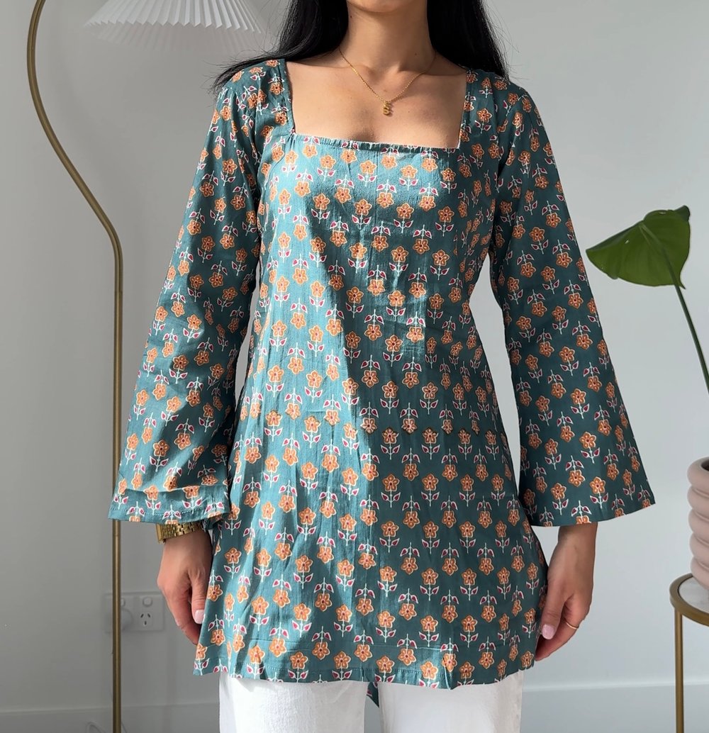 Image of Gold Bloom Kurti