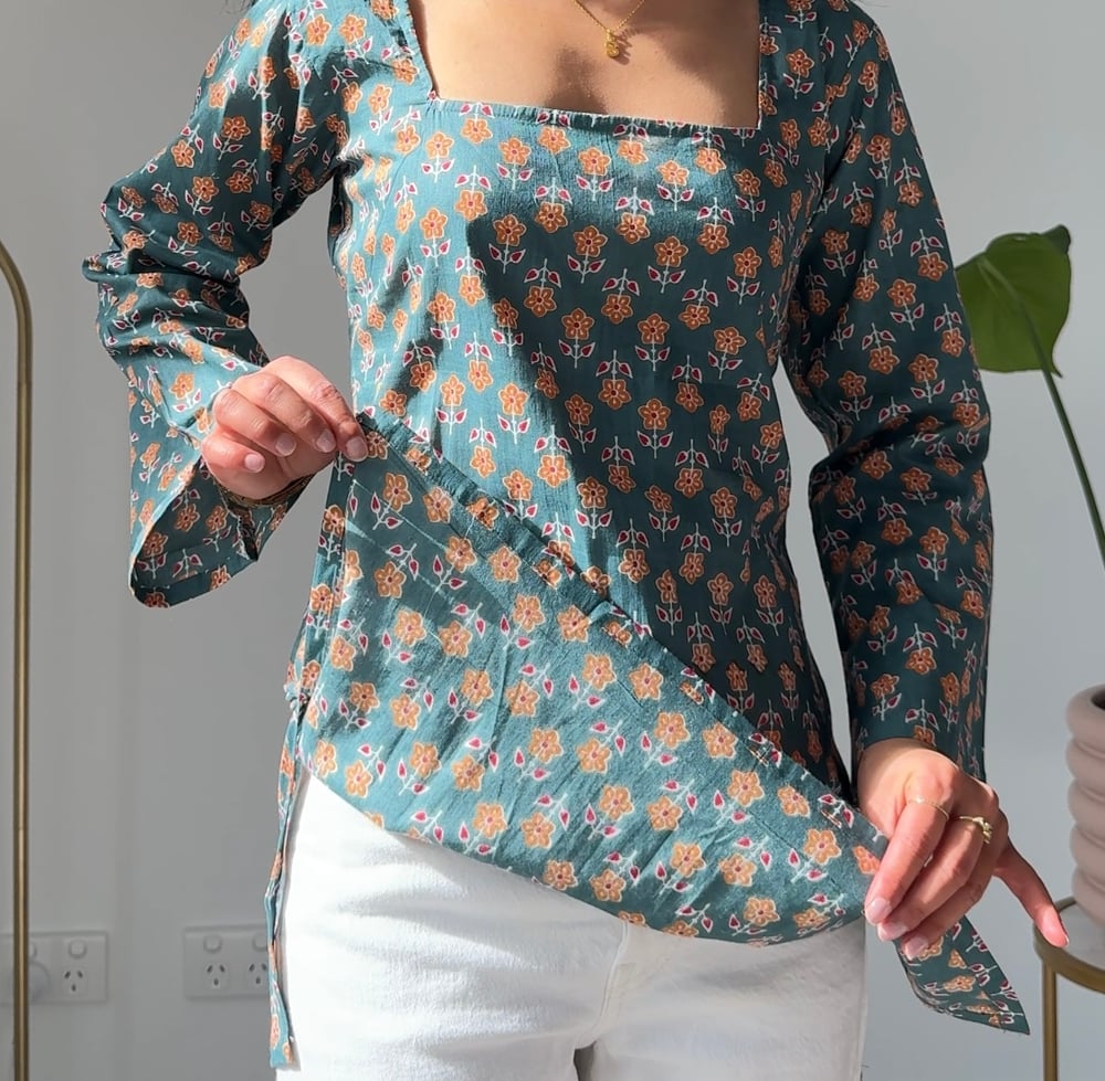 Image of Gold Bloom Kurti