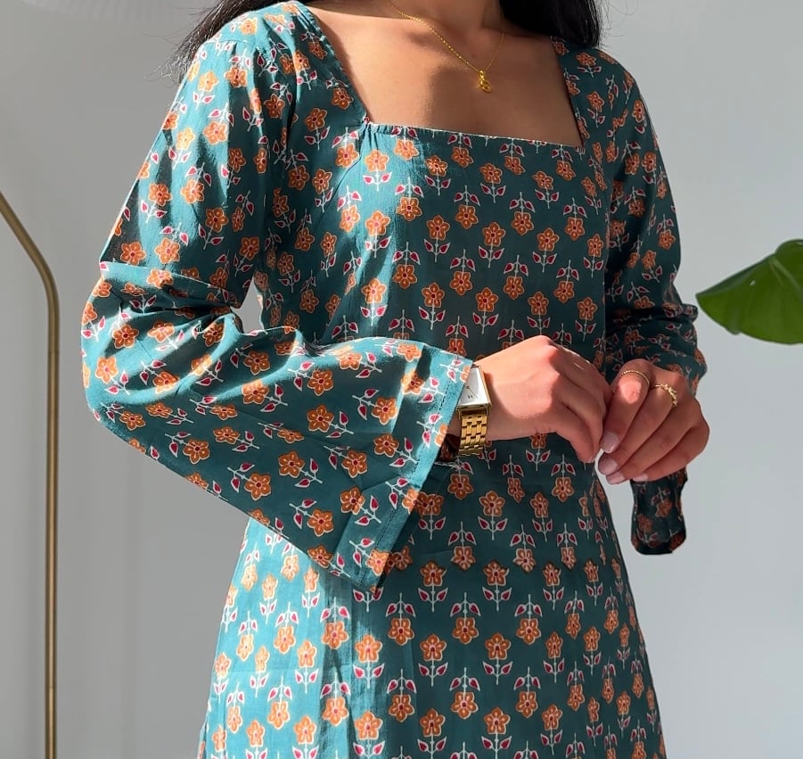 Image of Gold Bloom Kurti