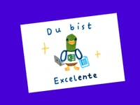 Image 1 of POSTKARTE Du bist Excelente