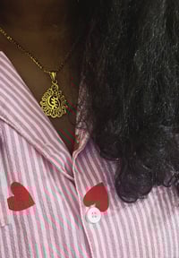 Image 1 of GYE NYAME FILIGREE NECKLACE 