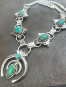Image 1 of Turquoise Naja Necklace