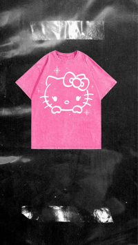 Hello Kitty Acid Wash Graphic Tee