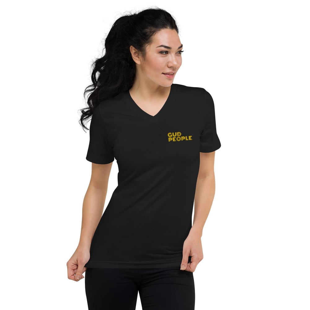 Image of GUD PEOPLE - V-Neck T-Shirt