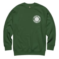 Image 2 of Goalie Mom Supprt Club Pocket Logo Crewneck (Dark Colors)