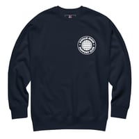 Image 8 of Goalie Mom Supprt Club Pocket Logo Crewneck (Dark Colors)