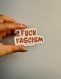 F*CK FASCISM sticker 