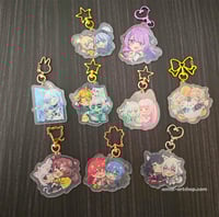 Image 1 of Misc Vtuber Duo Acrylic Keychain