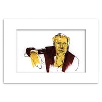 Image 2 of Richard Nixon | 4x6 | Original Marker & Ink Drawing