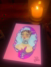 Image 1 of ‘It’s punk to cry’ print