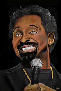 Image 1 of "Mike Epps" 24" x 36" PRINT • ORIGINAL PAINTING by: SAVO888