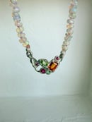 Image 4 of Ethiopian Opal Strand w/ Gemstone Pendant
