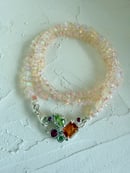 Image 5 of Ethiopian Opal Strand w/ Gemstone Pendant
