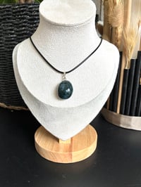 PENDENTIF PIERRE ROULÉE AGATE MOUSSE