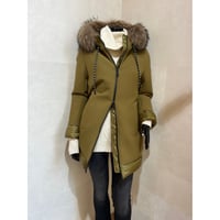 CHAQUETA VERDE CON PELO 