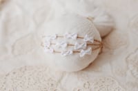 Mini Milk Bow Tieback