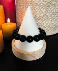 Image 2 of BRACELET ONYX BOULES 14mm