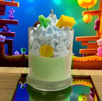 Image 3 of Game Over Mario inspired candle 