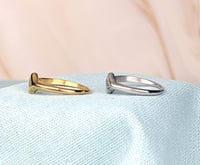 Image 3 of Shine bright Bahá'í Ringstone symbol signet stainless steel ring