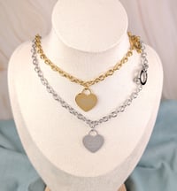 Image 5 of The pure heart Bahá'í Necklace Greatest Name symbol Stainless Steel