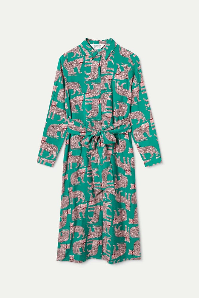 Image of Vestido midi con estampado Onca