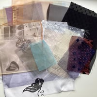 Image 3 of Sheer and semi-sheer fabric scraps