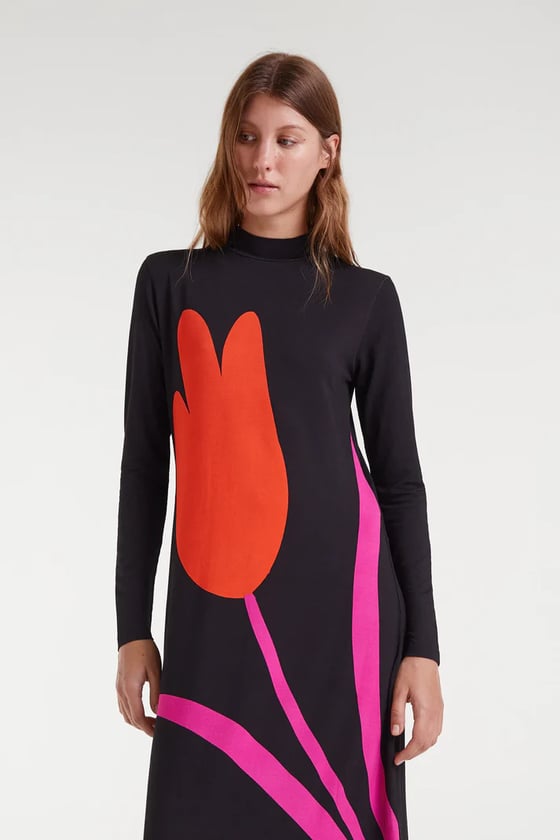 Image of Vestido largo Big Tulip