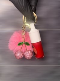 Image 1 of  Pom Pom & Cherry Keychain – Apple Scent 🍏