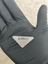 1x silver Prad diamanté letter charm