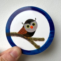 Image 2 of Owl and cat sticker pack