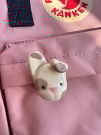 Image 3 of Beige Bunny pin