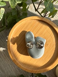 Image 2 of Gray bunny pin