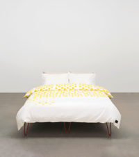 Image 5 of White / Unfinished Yellow Polka