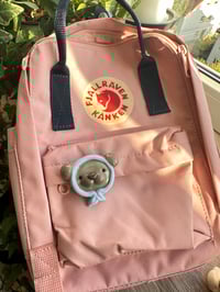 Image 3 of  Bear in a blue headscarf pin