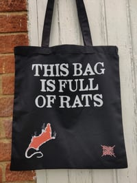 Image 2 of FULL OF RATS tote bag