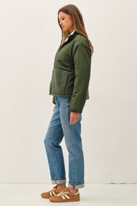Image 2 of Riversible Sherpa Block Puffer - MID OCTOBER 