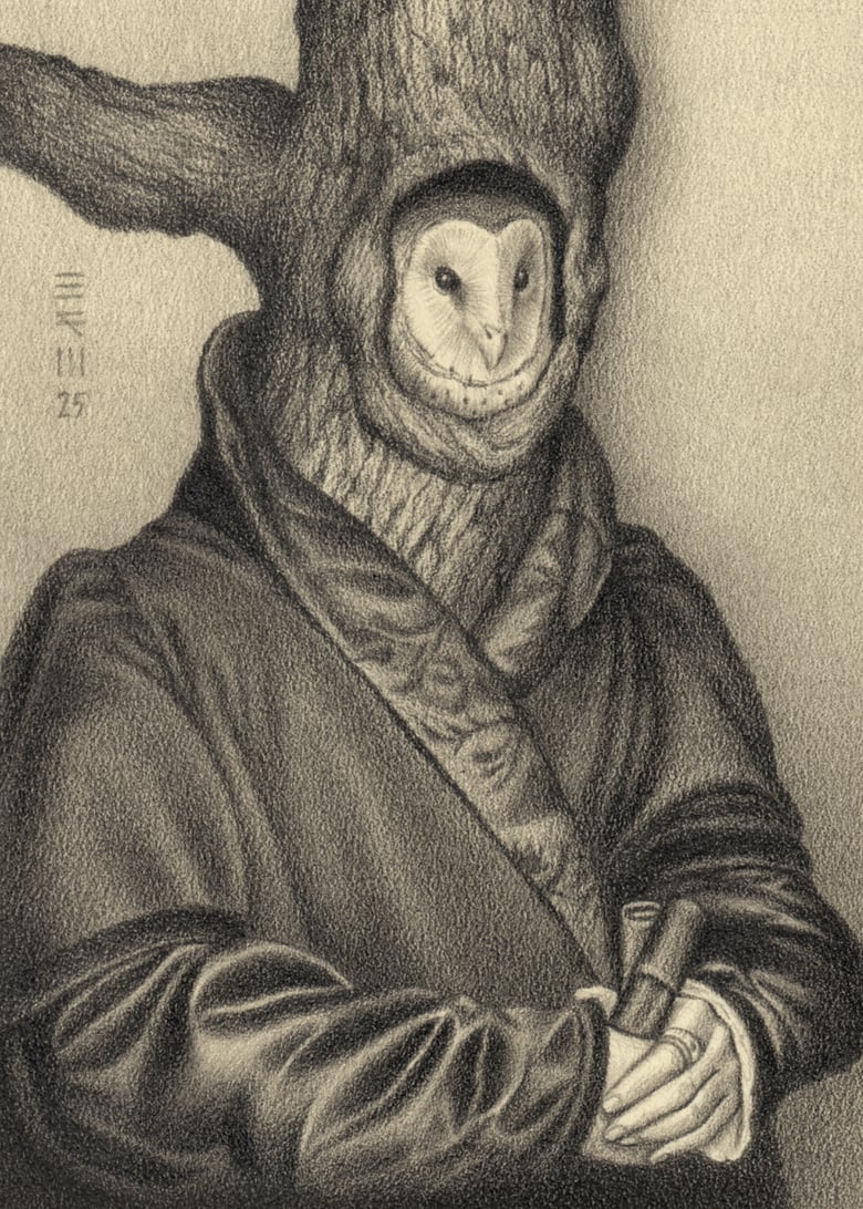 Image of Original Drawing | The Hermit III
